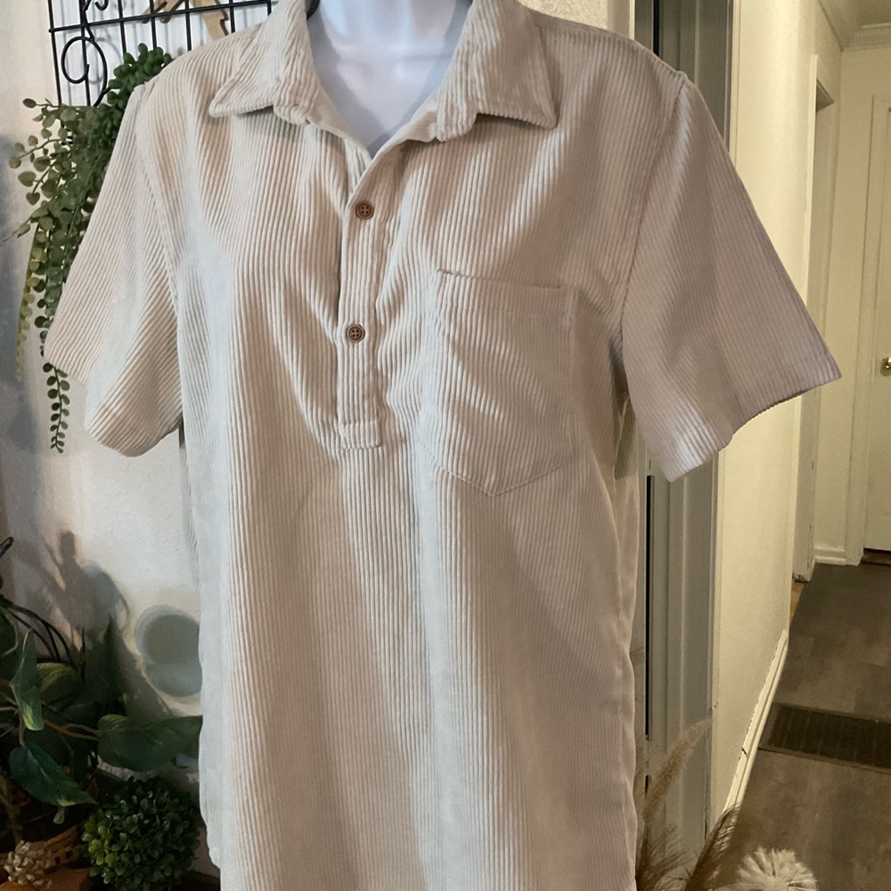 Charmkpr Ribbed Cream top